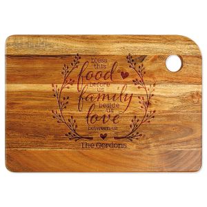 Blessings Engraved Custom Wood Cutting Board