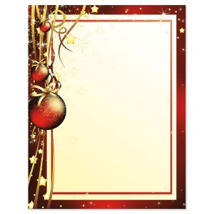 Christmas Celebration Christmas Letter Papers