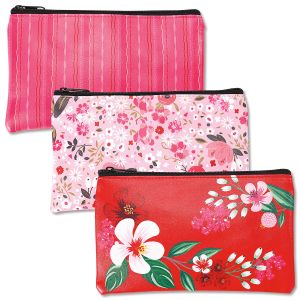 Spring Pink Zipper Bags