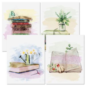 Book Lovers Note Cards