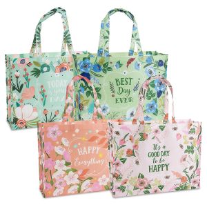 Floral Shopping Tote Value Pack