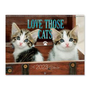 Love Those Cats 2023 Wall Calendar