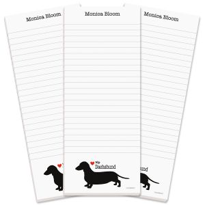 Dog Breed Custom Shopping List Pads
