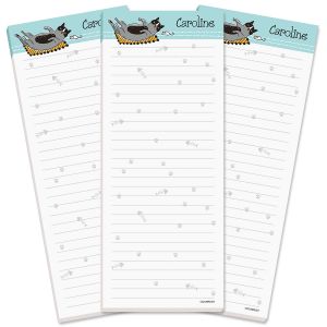 Cat Sketches Custom Shopping List Pads