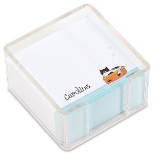 Cat Sketches Custom Note Sheets in a Cube