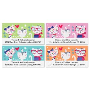 Smarty Cats Return Deluxe Address Labels (4 Designs)