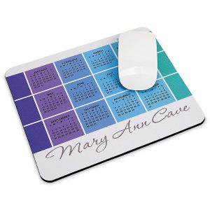 Rainbow Colors 2023 Personalized Calendar Mousepad