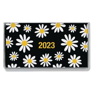 Daisy on Black 2023 Pocket Calendar