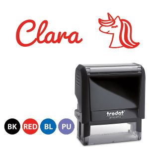 Unicorn Self-Inking Stamp - 4 Colors