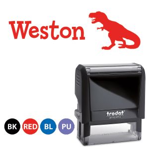 Dino Self-Inking Stamp - 4 Colors