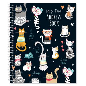 Smarty Cats Large Print Address Book