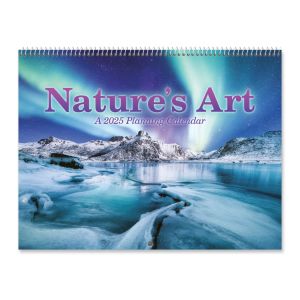 2025 Nature's Art Big Grid Planning Calendar