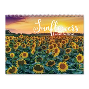 2025 Sunflowers Wall Calendar