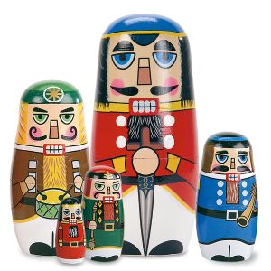 Nutcracker Nesting Dolls