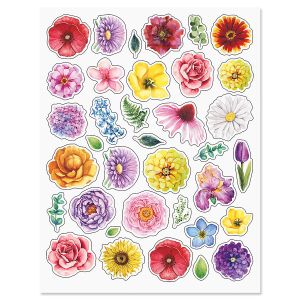 Floral Watercolor Stickers