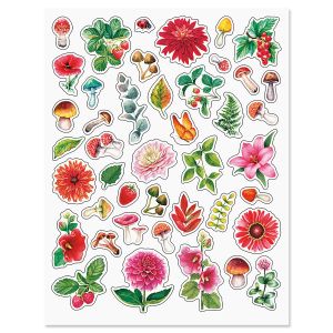 Mushroom Botanical Stickers