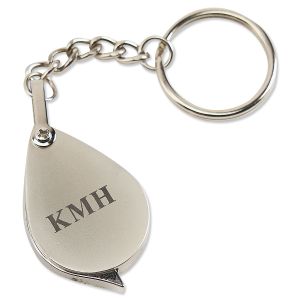 Magnifier Personalized Keychain