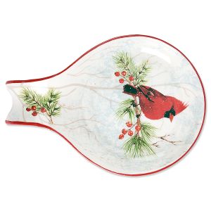 Cardinal Spoon Rest