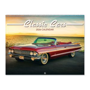 Classic Cars 2026 Wall Calendar