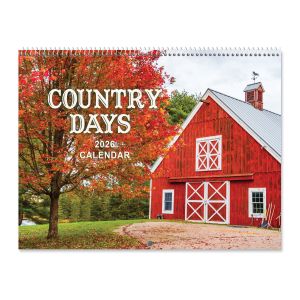 Country Days 2026 Wall Calendar