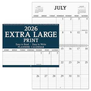 Extra Large Print 2026 Calendar
