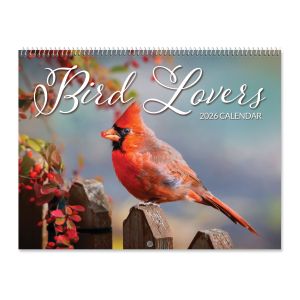 Bird Lovers 2026 Wall Calendar