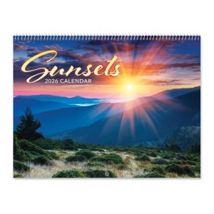 Sunsets 2026 Wall Calendar