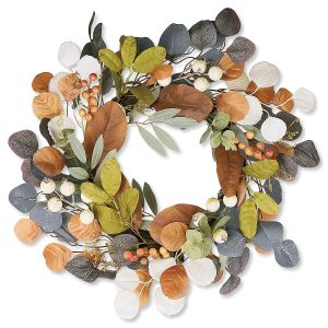 Autumn Leaves & Berries Wreath