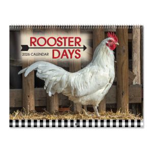 Rooster Days 2026 Wall Calendar