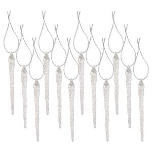 Twinkle™ Glass Icicle Ornaments