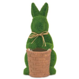 Moss Bunny with Basket