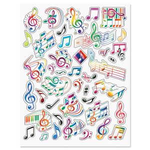 Musical Note Stickers - BOGO