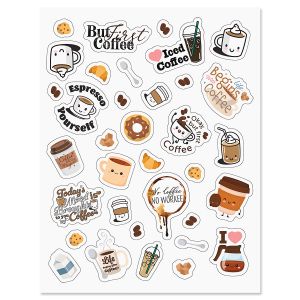 Coffee Fun Stickers