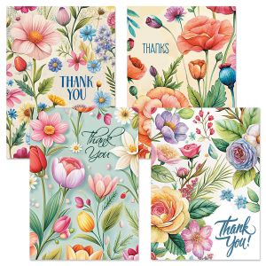 Flower Garden Thank You Cards