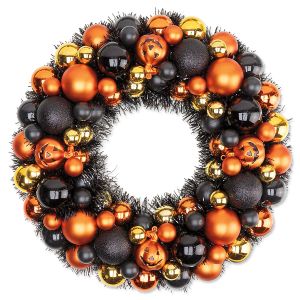 Halloween Ornament Wreath