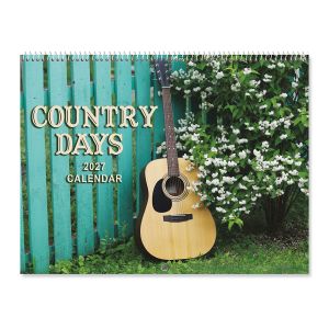 2027 Country Days Wall Calendar