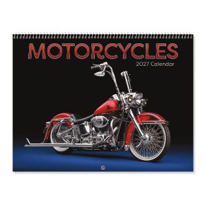 2027 Motorcycles Wall Calendar