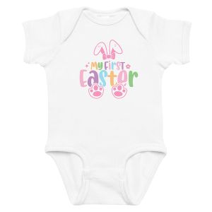 My First Easter Baby Bodysuit Romper