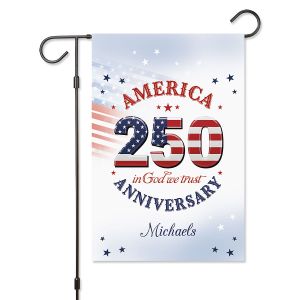 250 Anniversary Personalized Garden Flag