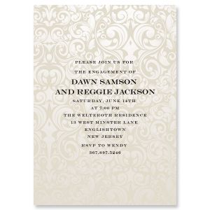 Custom Passion Engagement Invitation