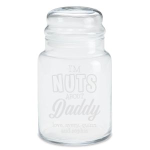 I'm Nuts About You Personalized Treat Jar