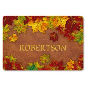 Autumn Colors Personalized Doormat
