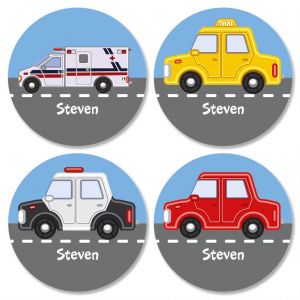 Vehicles Kids' Custom Stickers