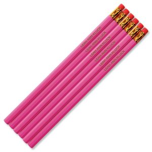 Dark Pink #2 Hardwood Custom Pencils