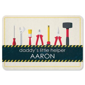 Custom Daddy's Little Helper Doormat