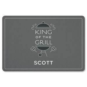 King of the Grill Custom Doormat