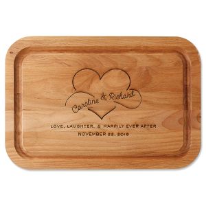 Happily Ever After Custom Wood Cutting Board