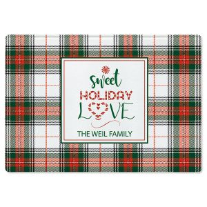 Sweet Holiday Love Custom Cutting Board