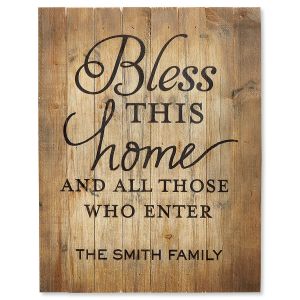 Bless This House Custom Plaque