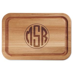 Personalized Monogram Custom Wood Cutting Board 